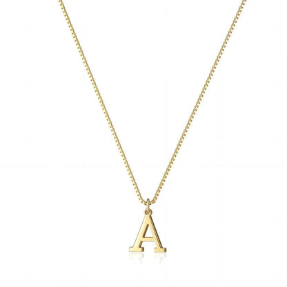 Collier initiale fin doré — photo 1