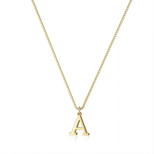 Collier initiale fin doré — photo 1