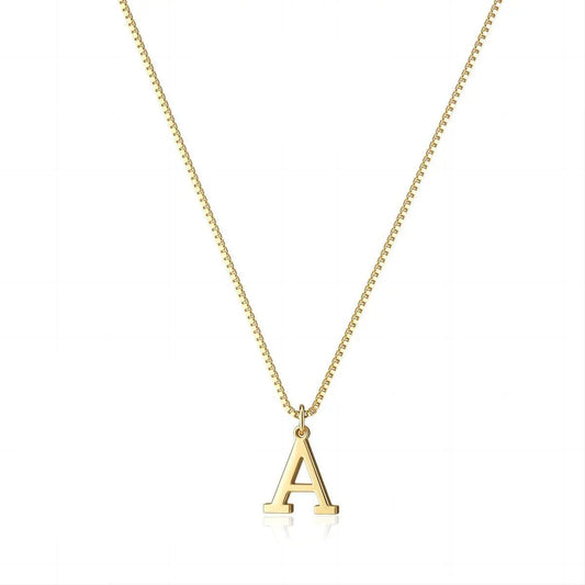 Collier initiale fin doré — photo 1
