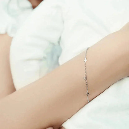 Bracelet personnalisé avec initiales latérales — photo 2