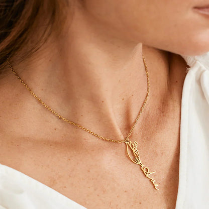 Collier prénom et fleur de naissance — photo 6