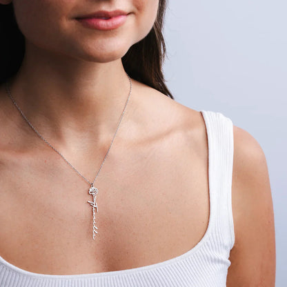 Collier prénom et fleur de naissance — photo 8