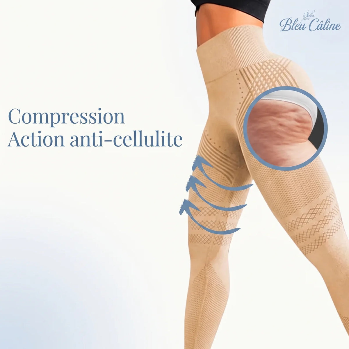 Legging Sculptant 3D - Bleu Câline™ !