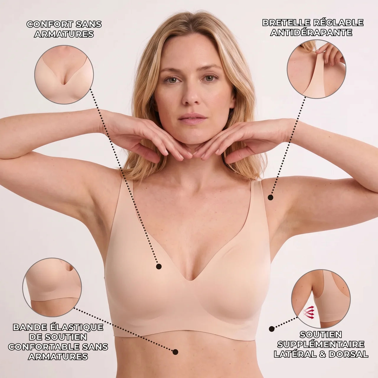Soutien-Gorge Seconde Peau - Bleu Câline™